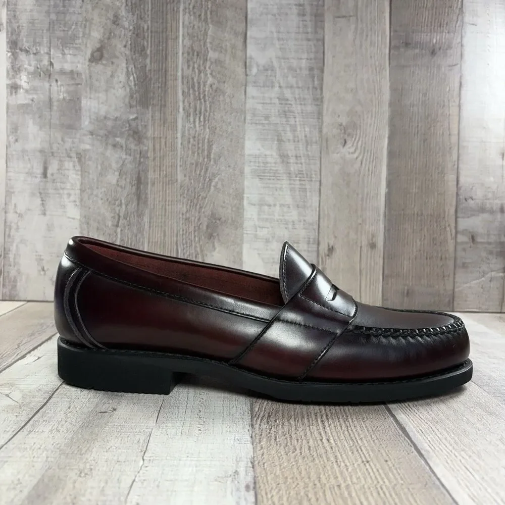 Rockport Classic Penny Loafer Men's Size 10 Slip On Dress Shoes Leather Burgundy